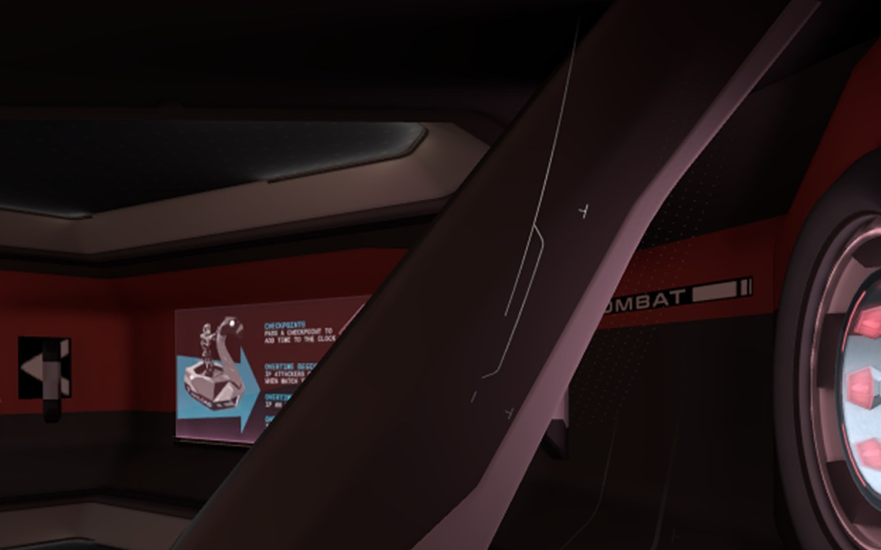 Lobby: the red ramp past a round door. on Quest 3