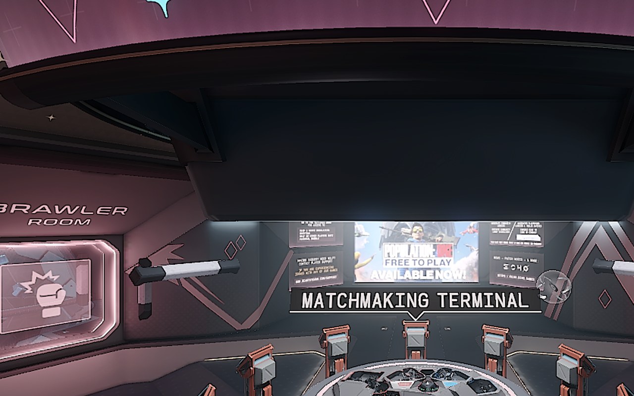 Lobby: the matchmaking hub. on PC