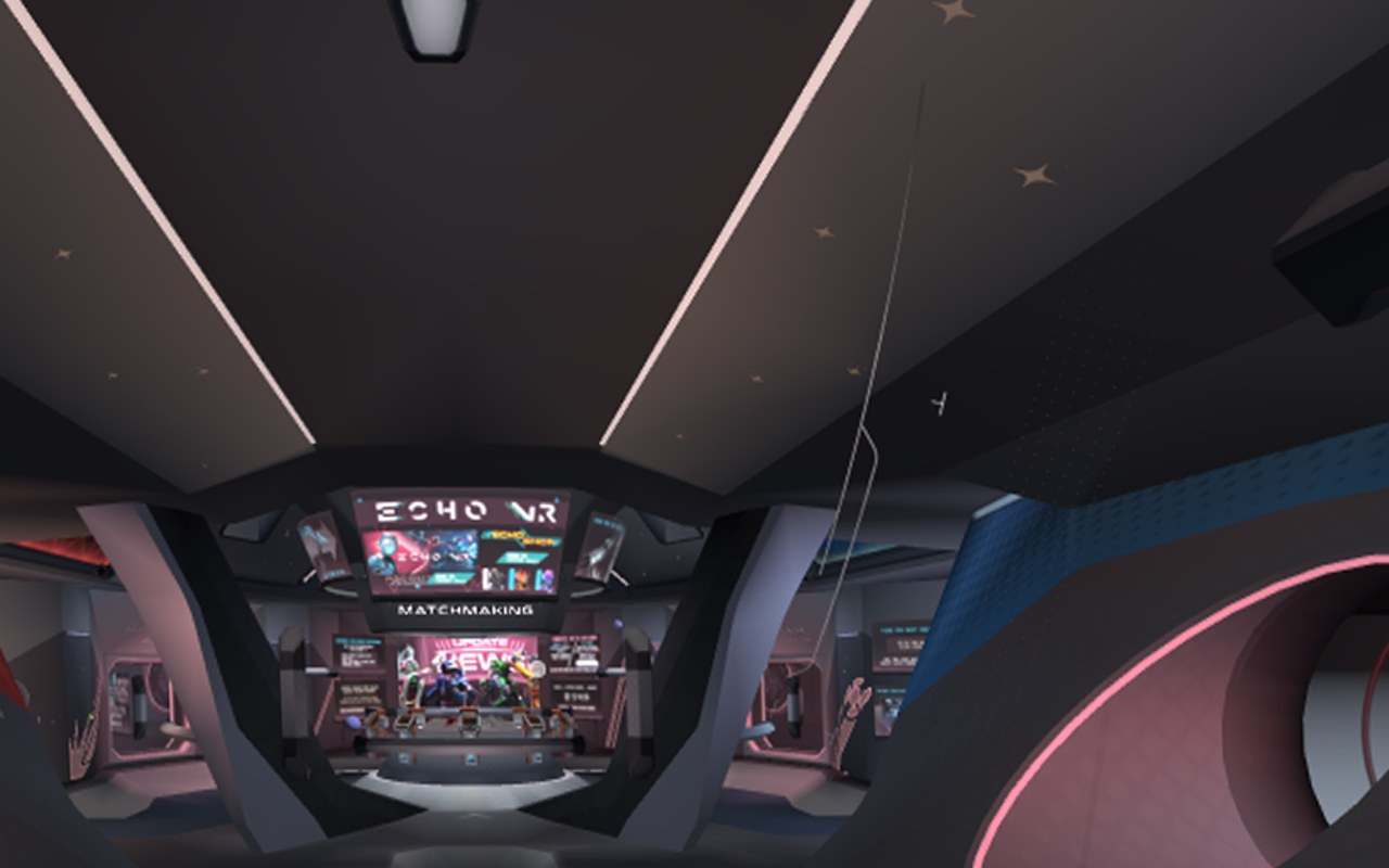 Lobby: the hall to the launch tubes. on Quest 3